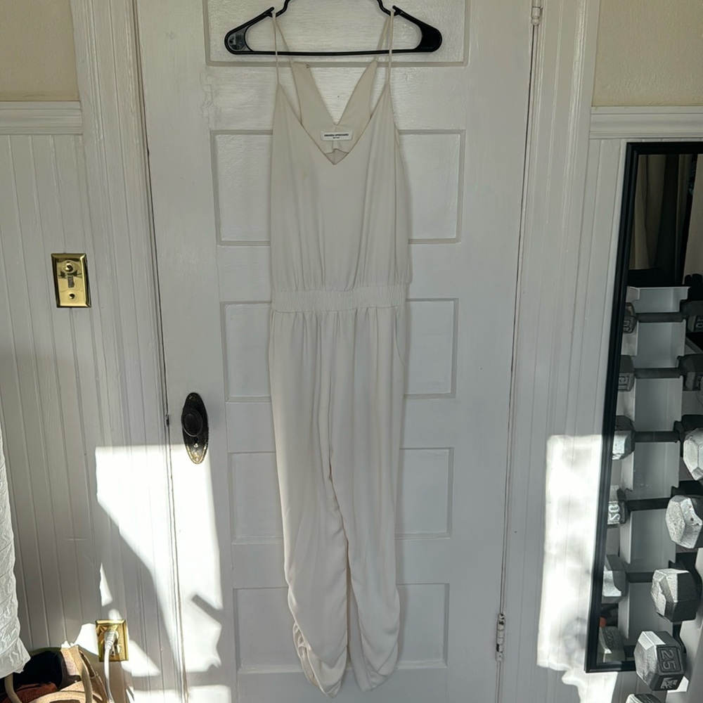 White Jumpsuit by Amanda Uprichard